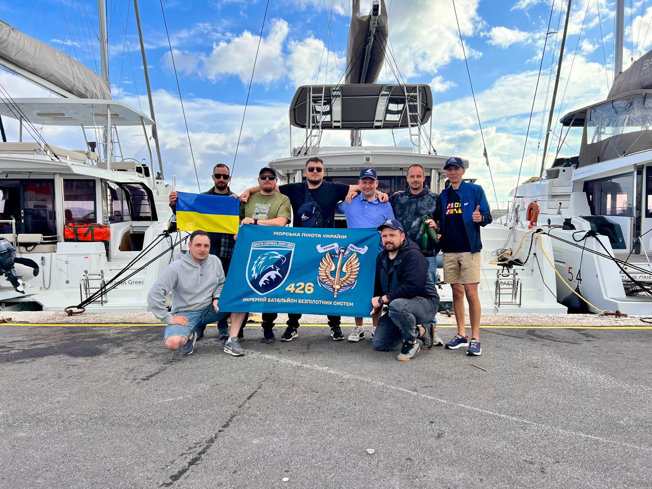 Отчёт о благотворительном яхтенном походе для морпехов 426-го отдельного батальона беспилотных систем
